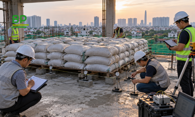 Thí nghiệm thử tải kết cấu công trình