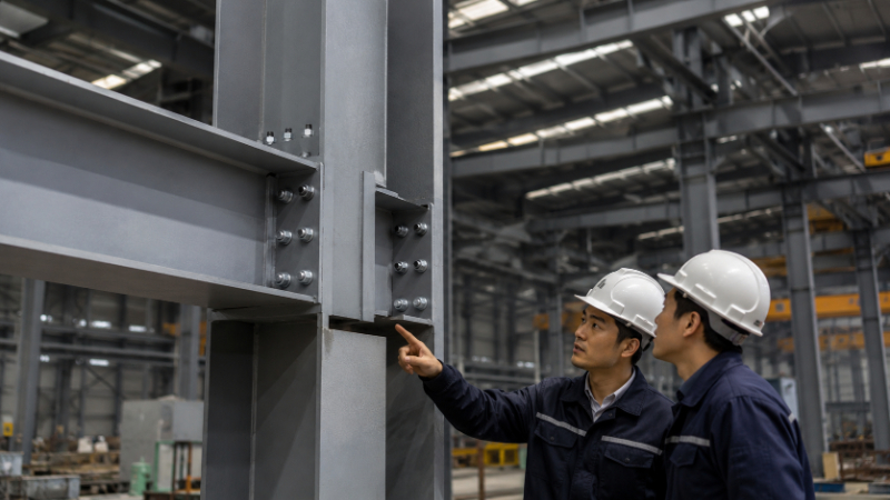 Cấu kiện thép không bọc chống cháy