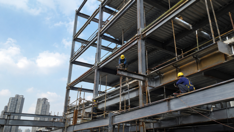 Cấu kiện thép không bọc chống cháy