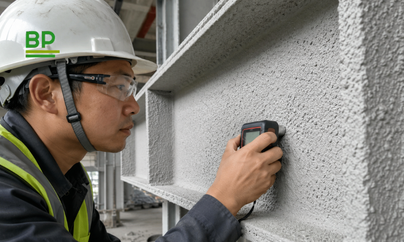 Chiều dày sơn chống cháy được xác định theo tiết diện thép ra sao?