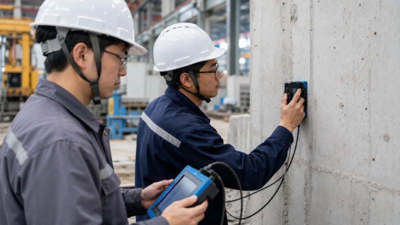 Kiểm tra cường độ bê tông hiện trường