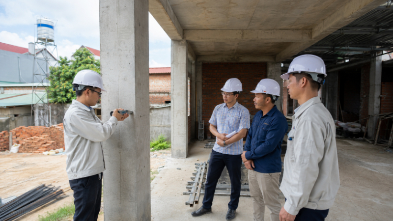 Kiểm tra cường độ bê tông hiện trường