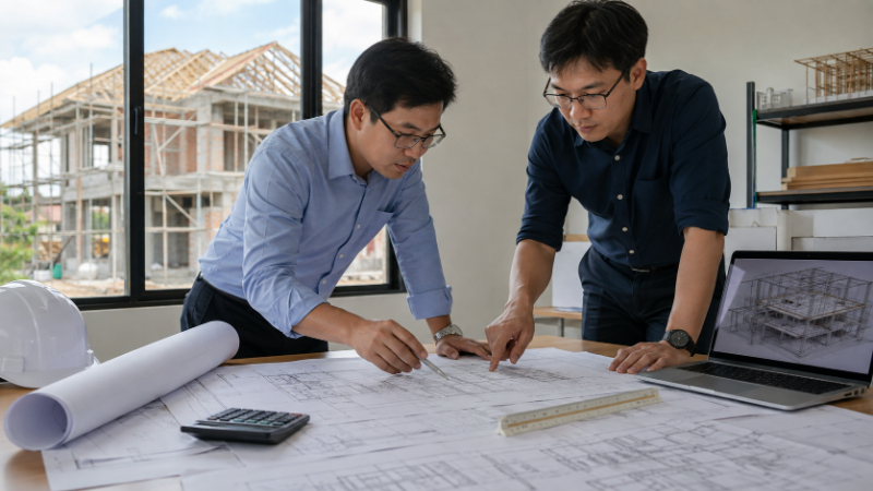 Thẩm tra bản vẽ kết cấu cần đối chiếu những nội dung nào?