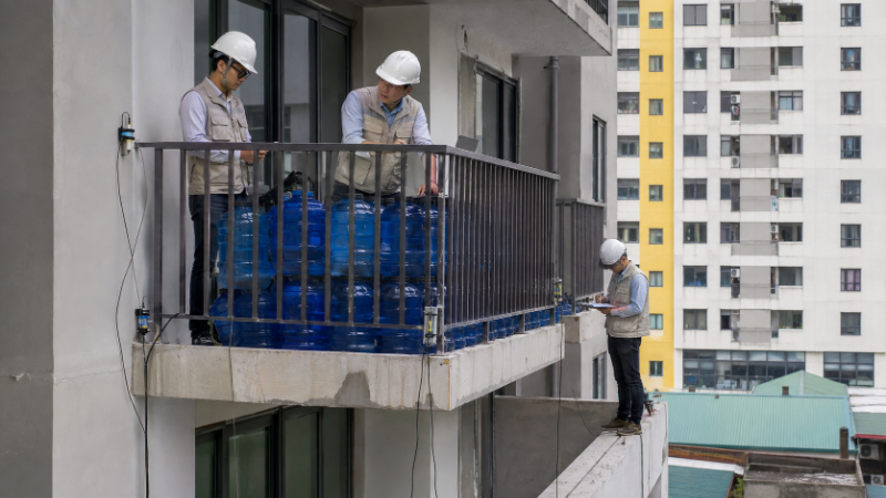 Thử tải ban công
