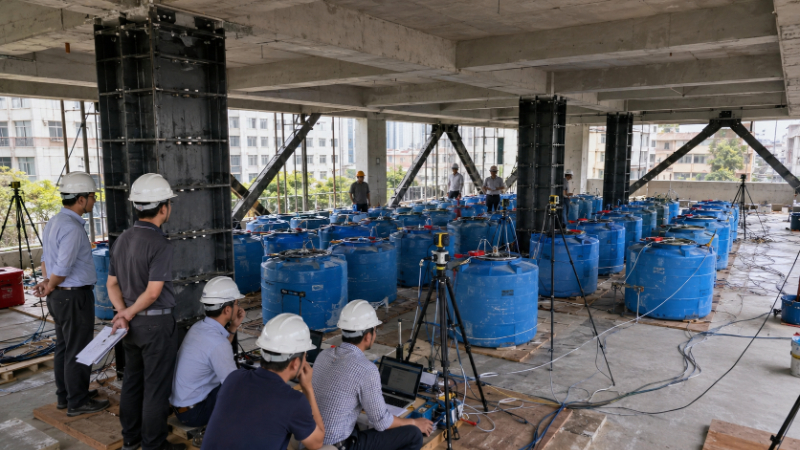 Thử tải kết cấu sau gia cường